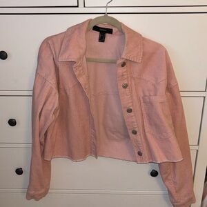 Pink corduroy jacket